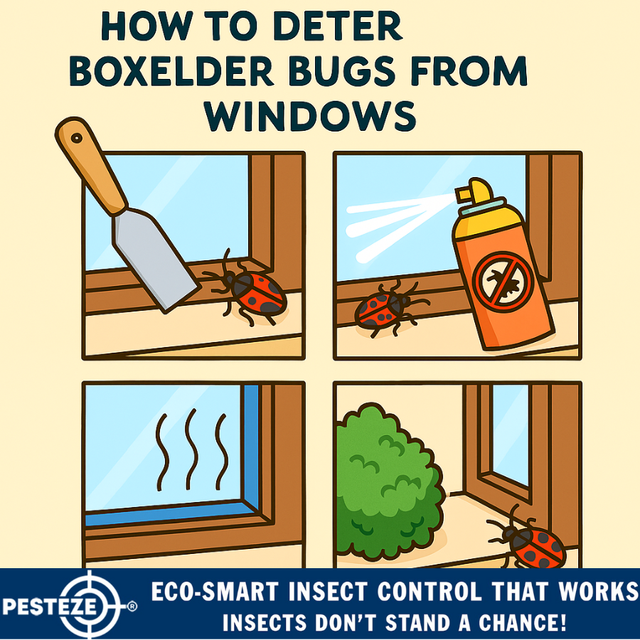 HOW TO DETER BOXELDER BUGS FROM WINDOW
