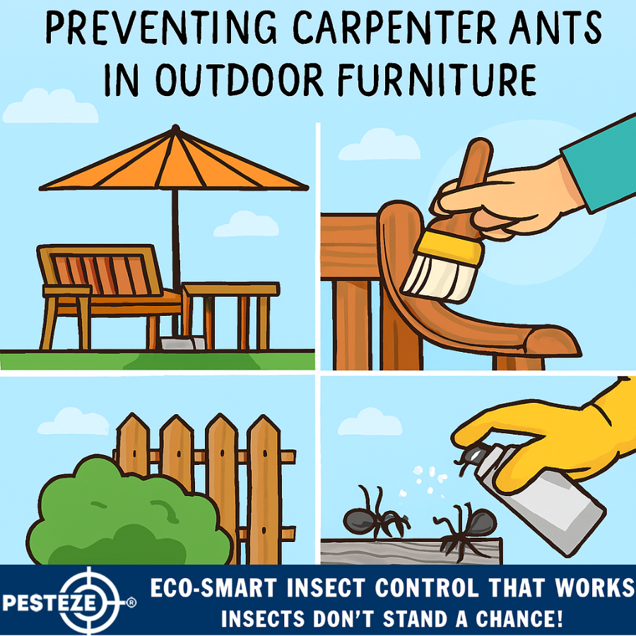 PREVENTING CARPENTER ANTS IN OUTDOOR FURNITURE