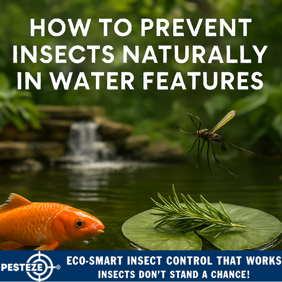 How to Prevent Insects Naturally in Water Features