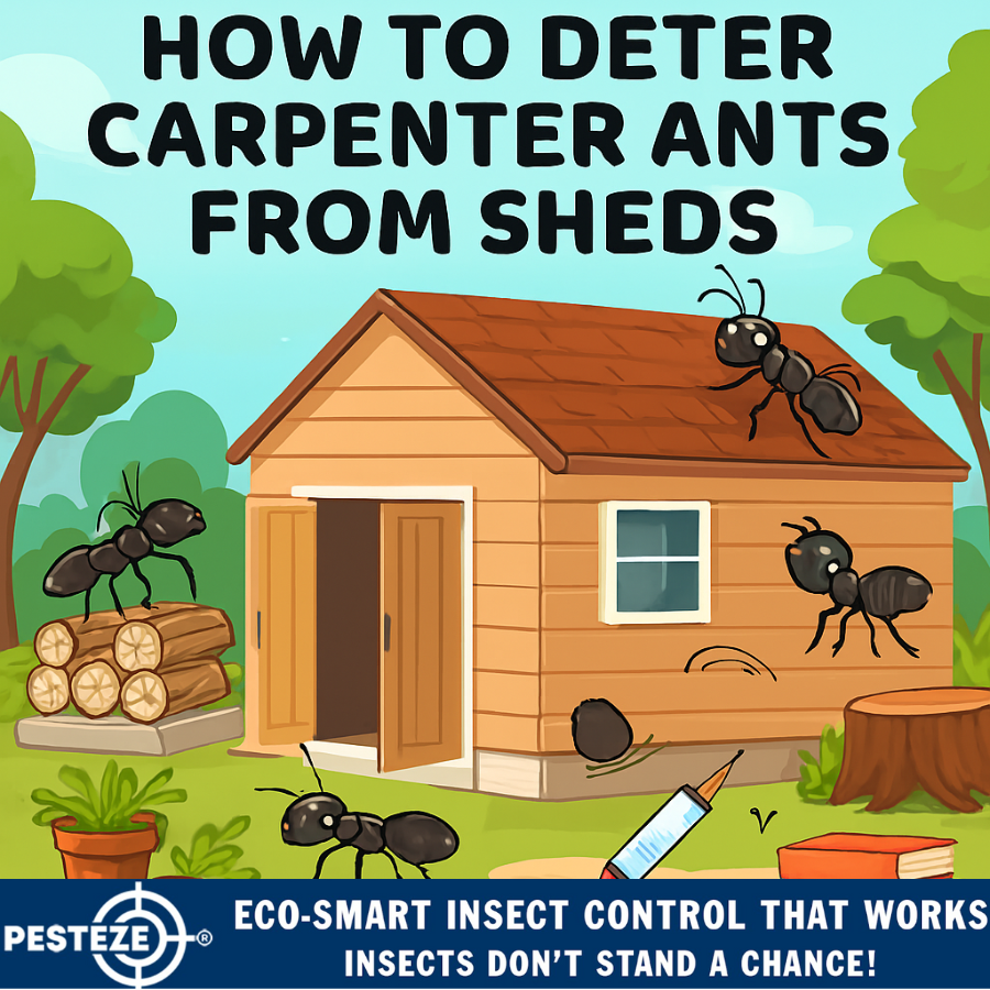 HOW TO DETER CARPENTER ANTS FROM SHEDS