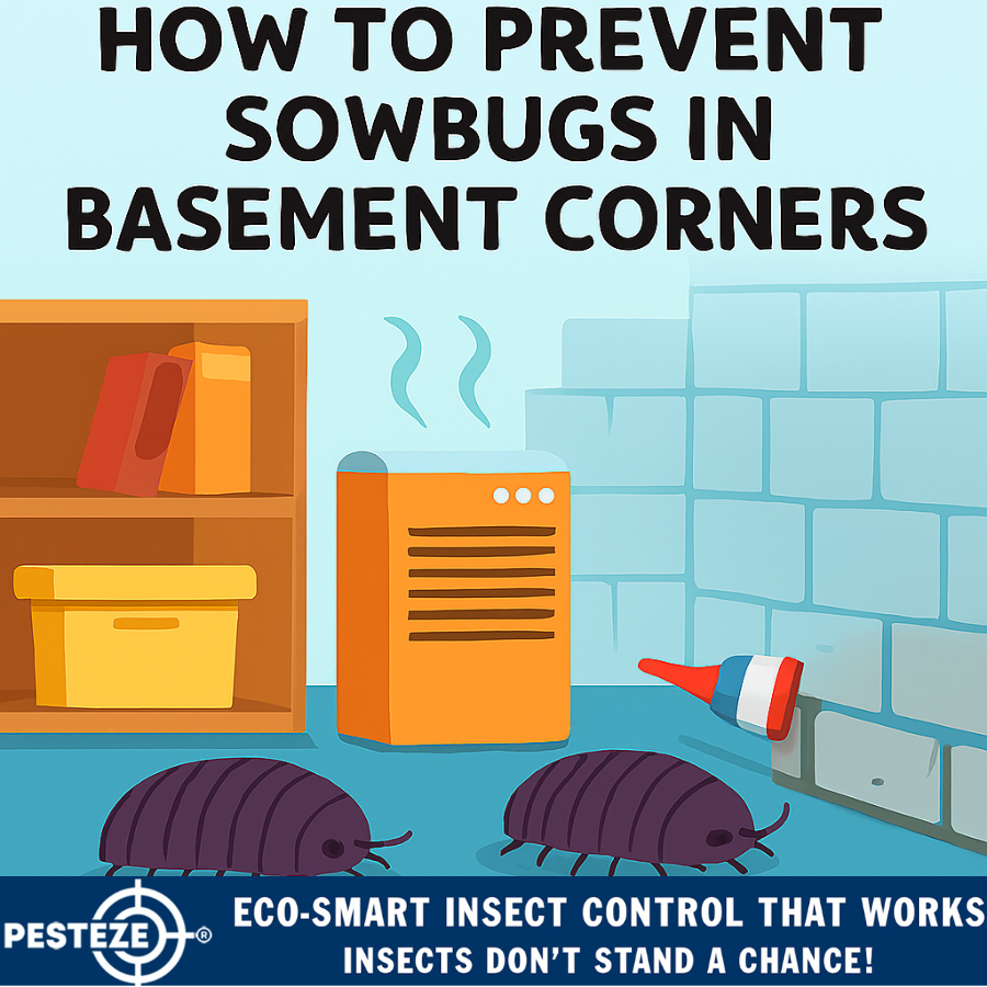 HOW TO PREVENT SOWBUGS IN BASEMENT CORNERS
