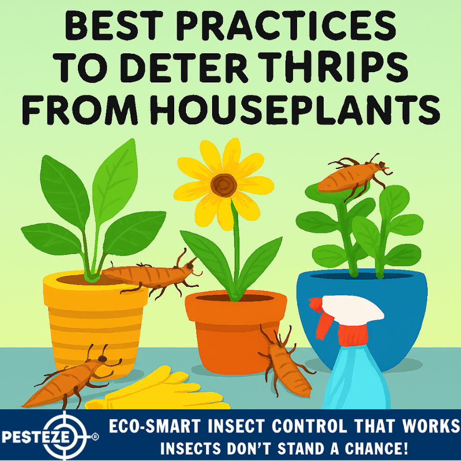 BEST PRACTICES TO DETER THRIPS FROM HOUSEPLANTS