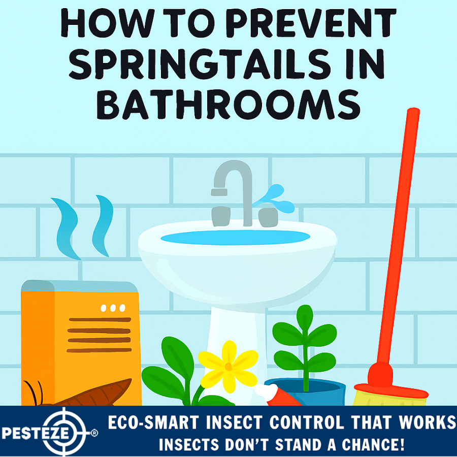 HOW TO PREVENT SPRINGTAILS IN BATHROOMS