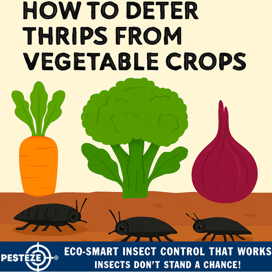 HOW TO DETER THRIPS FROM VEGETABLE CROPS