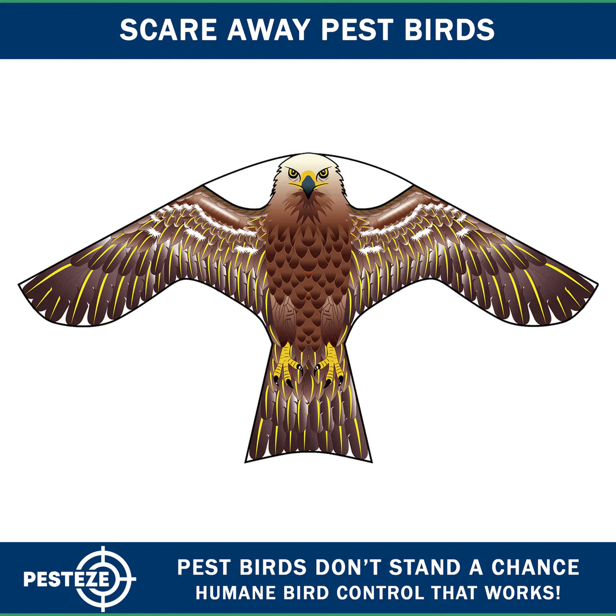 PESTEZE® LAUNCHES USA HAWK KITE FOR HUMANE OUTDOOR BIRD DETERRENCE