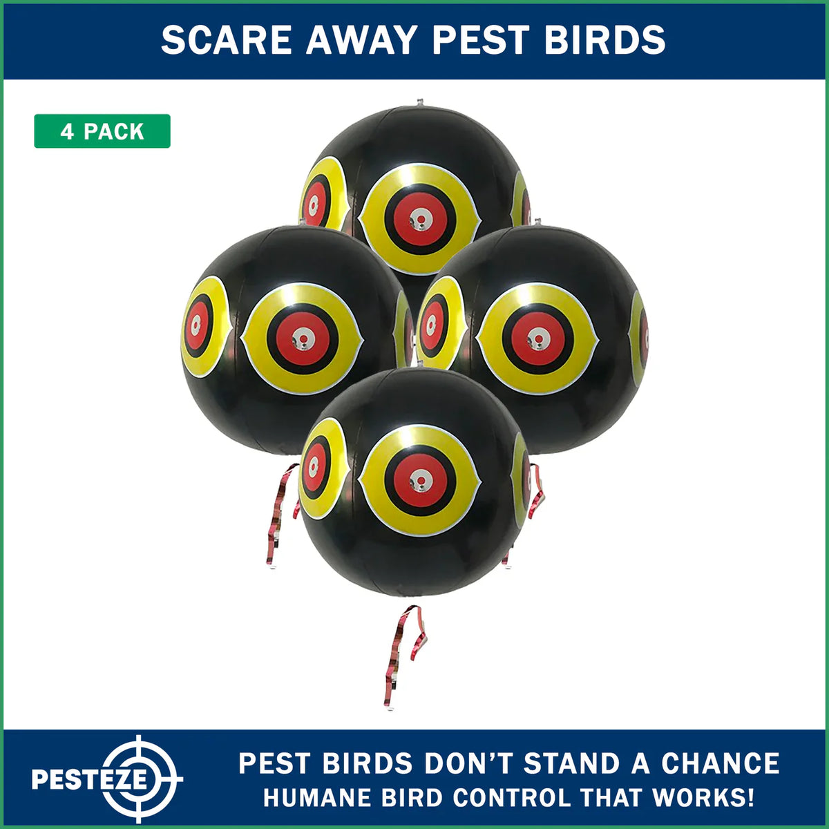 PESTEZE® LAUNCHES LARGE BLACK PREDATOR-EYE BALLOON DECOYS FOR HUMANE OUTDOOR BIRD DETERRENCE