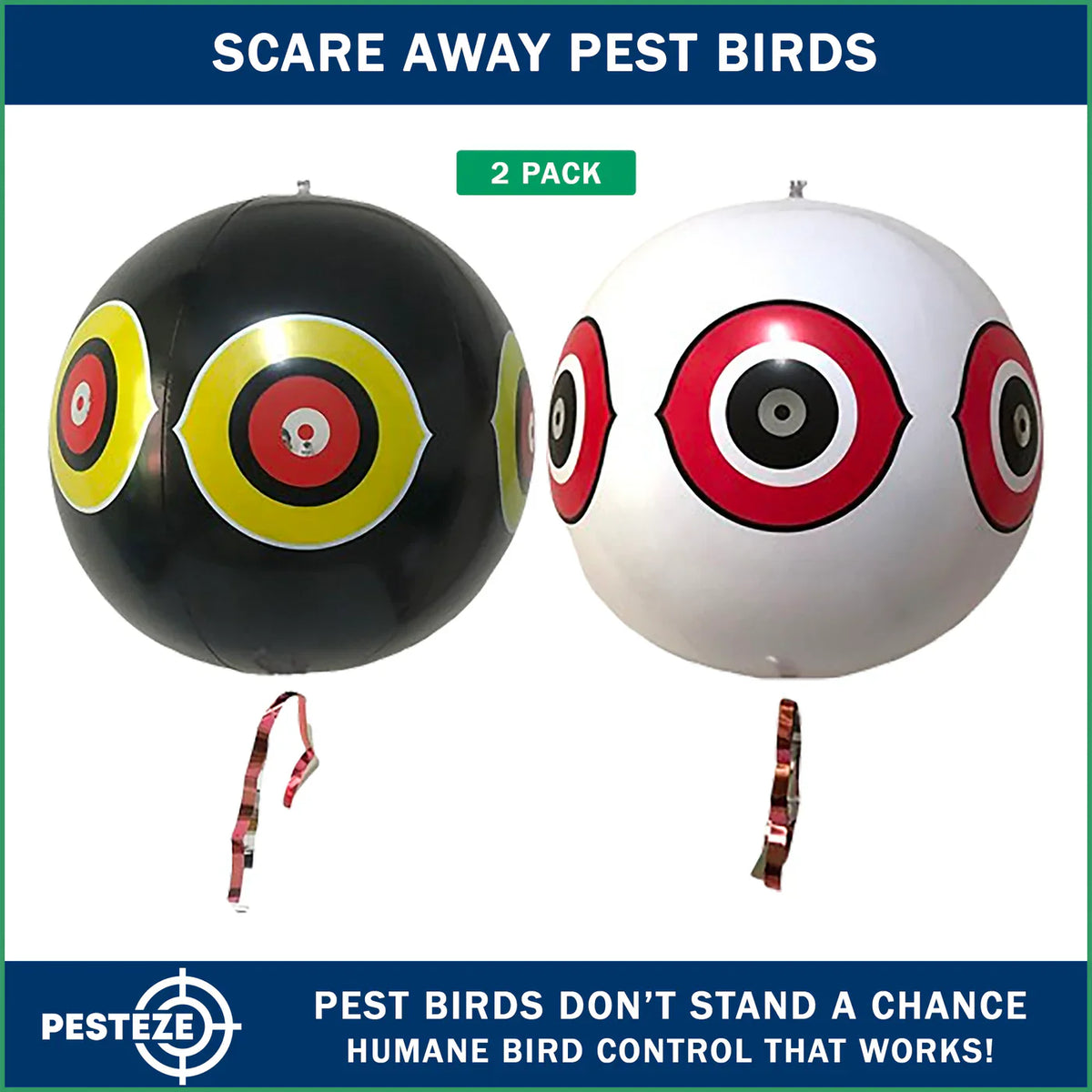 PESTEZE® LAUNCHES LARGE PREDATOR-EYE BALLOONS FOR HUMANE BIRD DETERRENCE