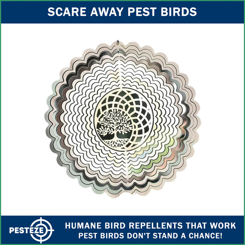 PESTEZE® LAUNCHES TREE OF LIFE 3D WIND SPINNER FOR HUMANE OUTDOOR BIRD DETERRENCE