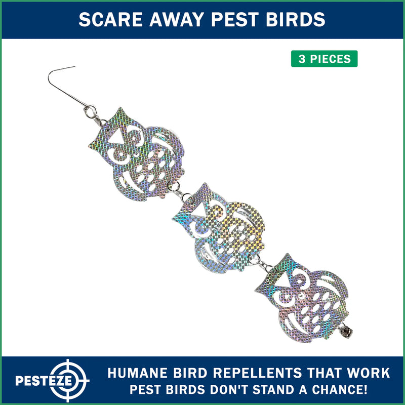 PESTEZE® LAUNCHES SHINY HOLOGRAPHIC OWL BIRD REPELLENTS FOR HUMANE OUTDOOR BIRD DETERRENCE