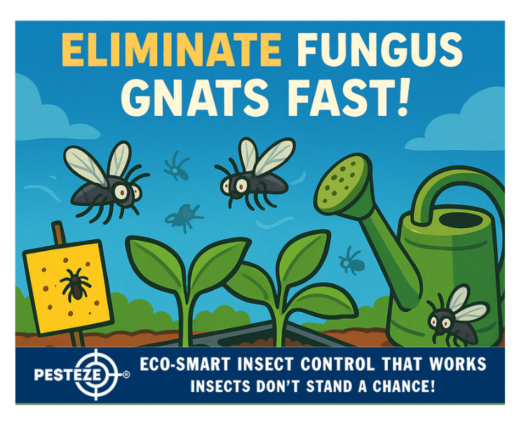 SAVE YOUR SEEDLINGS – ELIMINATE FUNGUS GNATS FAST!