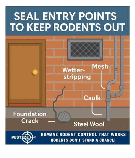 HOW TO SEAL ENTRY POINTS TO KEEP RODENTS OUT