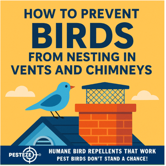 HOW TO PREVENT BIRDS FROM NESTING IN VENTS AND CHIMNEYS