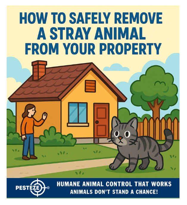 HOW TO SAFELY REMOVE A STRAY ANIMAL FROM YOUR PROPERTY