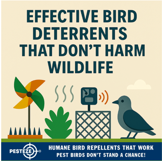 EFFECTIVE BIRD DETERRENTS THAT DON'T HARM WILDLIFE