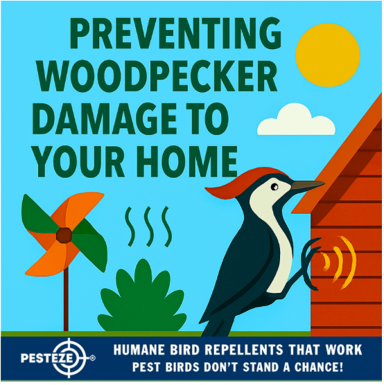 PREVENTING WOODPECKER DAMAGE TO YOUR HOME