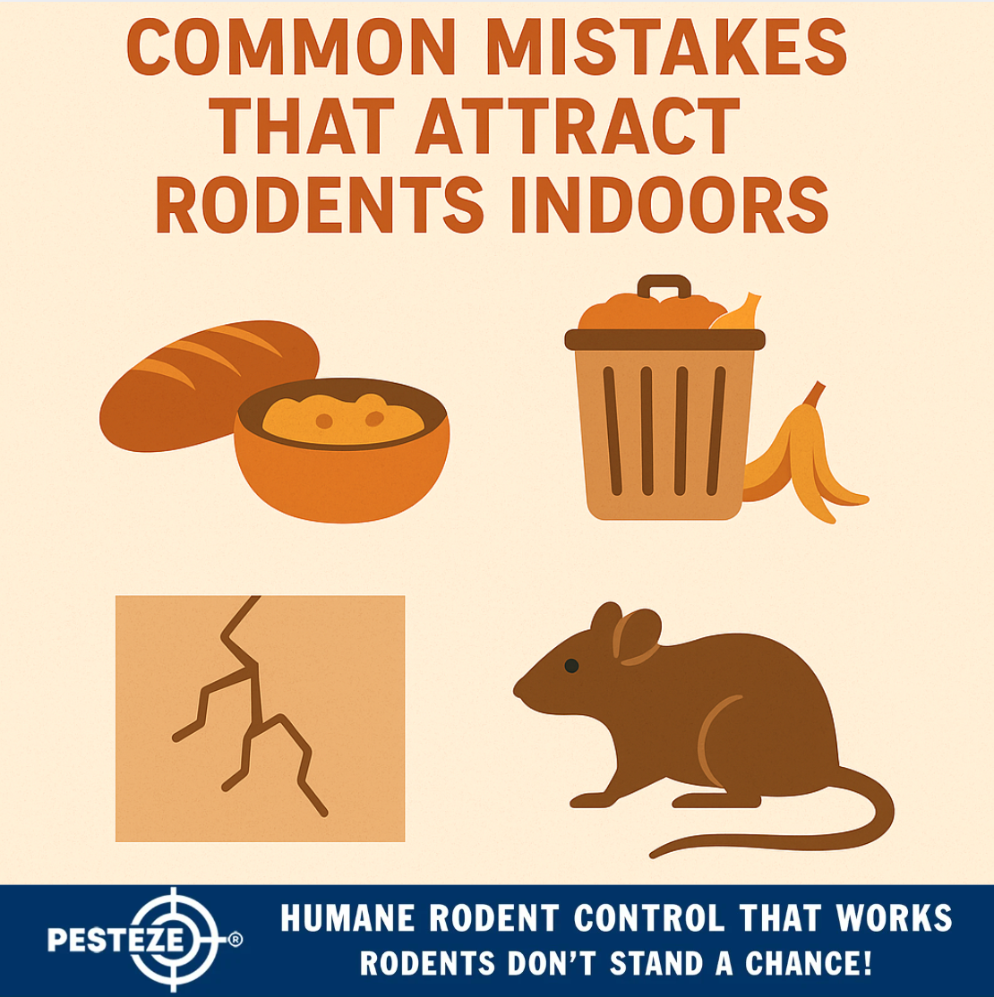 COMMON MISTAKES THAT ATTRACT RODENTS INDOORS