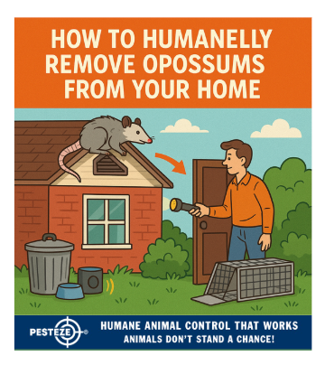HOW TO HUMANELY REMOVE OPOSSUMS FROM YOUR HOME