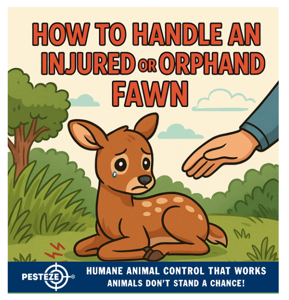 HOW TO HANDLE AN INJURED OR ORPHANED FAWN