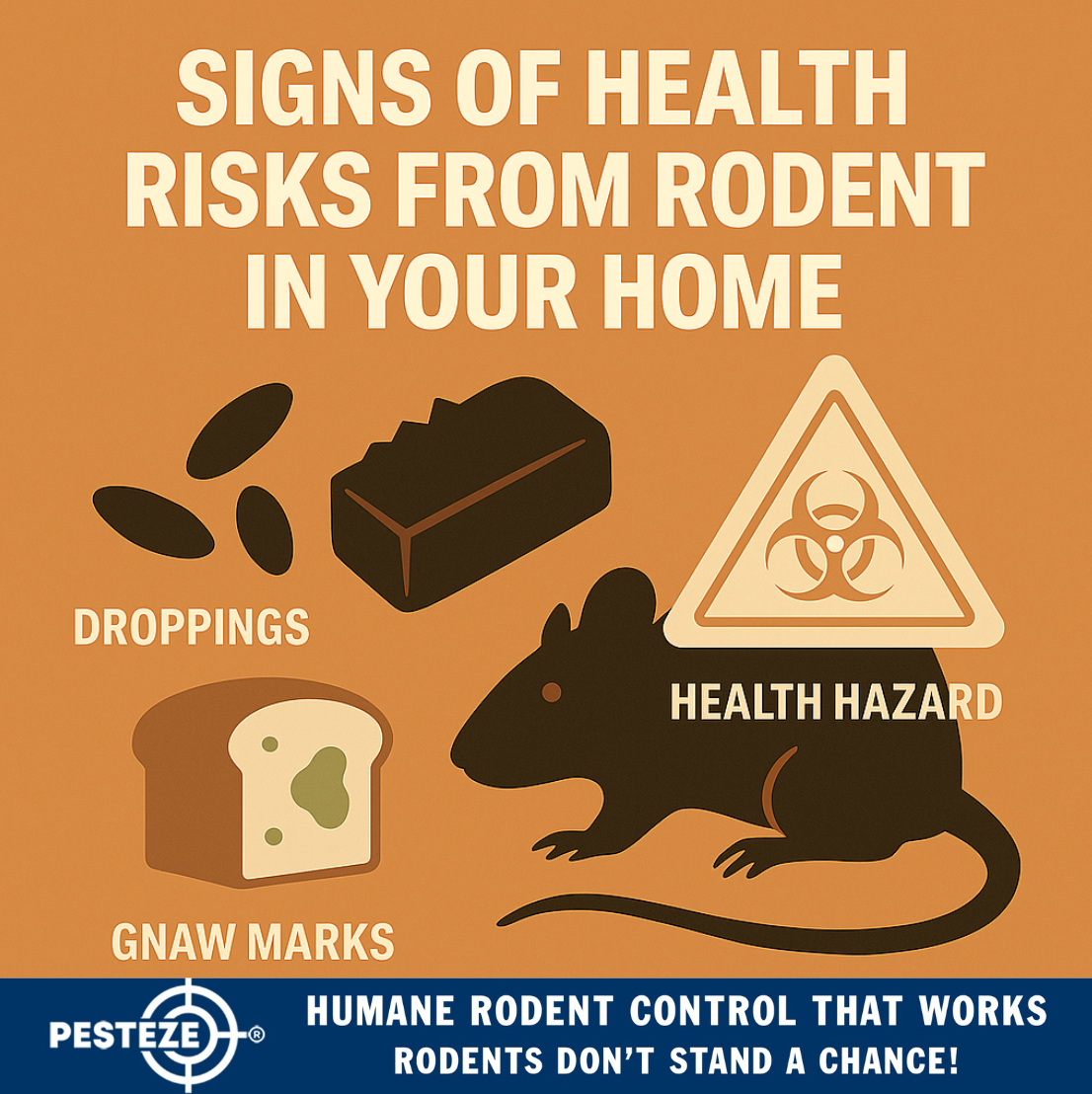 SIGNS OF HEALTH RISKS FROM RODENTS IN YOUR HOME