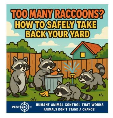 TOO MANY RACCOONS? HOW TO SAFELY TAKE BACK YOUR YARD
