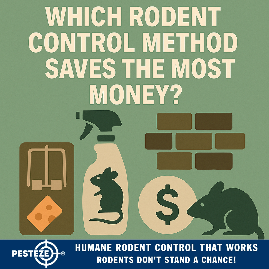 WHICH RODENT CONTROL METHOD SAVES THE MOST MONEY?