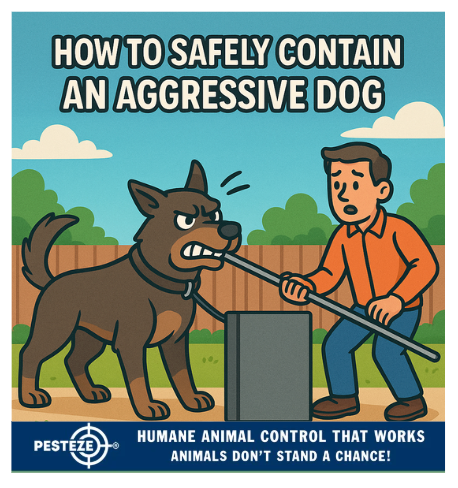 HOW TO SAFELY CONTAIN AN AGGRESSIVE DOG