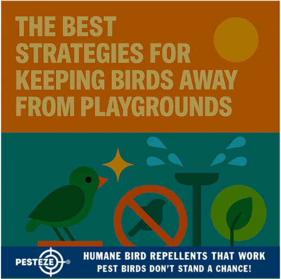 THE BEST STRATEGIES FOR KEEPING BIRDS AWAY FROM PLAYGROUNDS