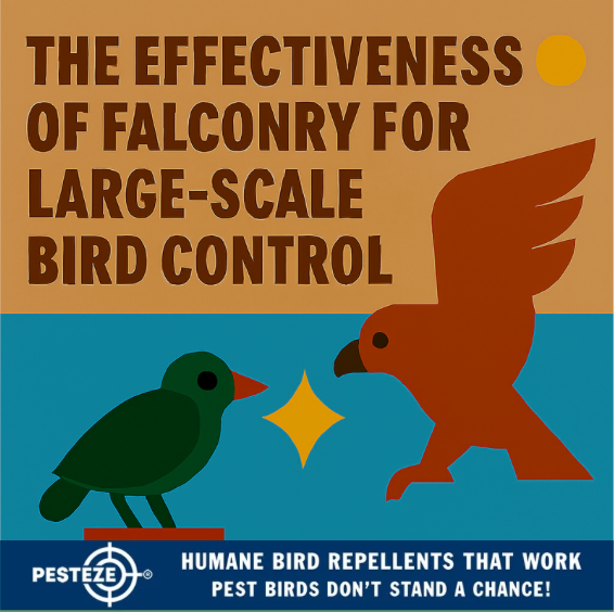 THE EFFECTIVENESS OF FALCONRY FOR LARGE-SCALE BIRD CONTROL