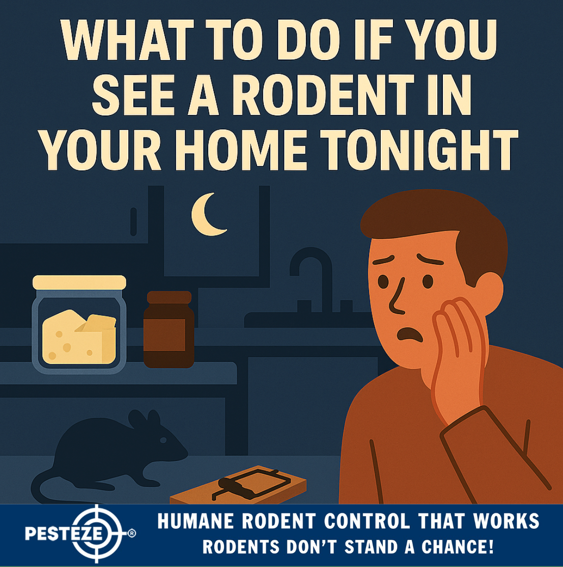 WHAT TO DO IF YOU SEE A RODENT IN YOUR HOME TONIGHT