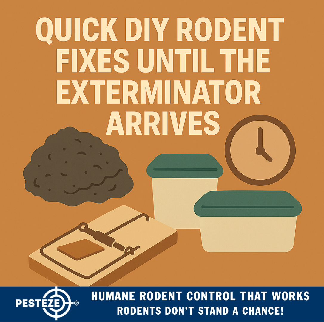 QUICK DIY RODENT FIXES UNTIL THE EXTERMINATOR ARRIVES