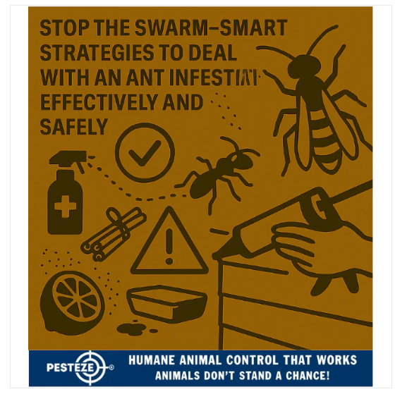HOW TO DEAL WITH AN ANT INFESTATION