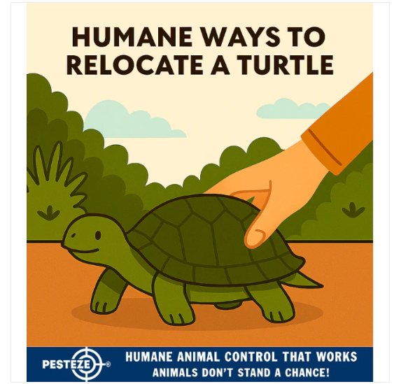 HUMANE WAYS TO RELOCATE A TURTLE