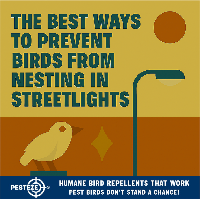 THE BEST WAYS TO PREVENT BIRDS FROM NESTING IN STREETLIGHTS
