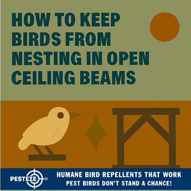 HOW TO KEEP BIRDS FROM NESTING IN OPEN CEILING BEAMS