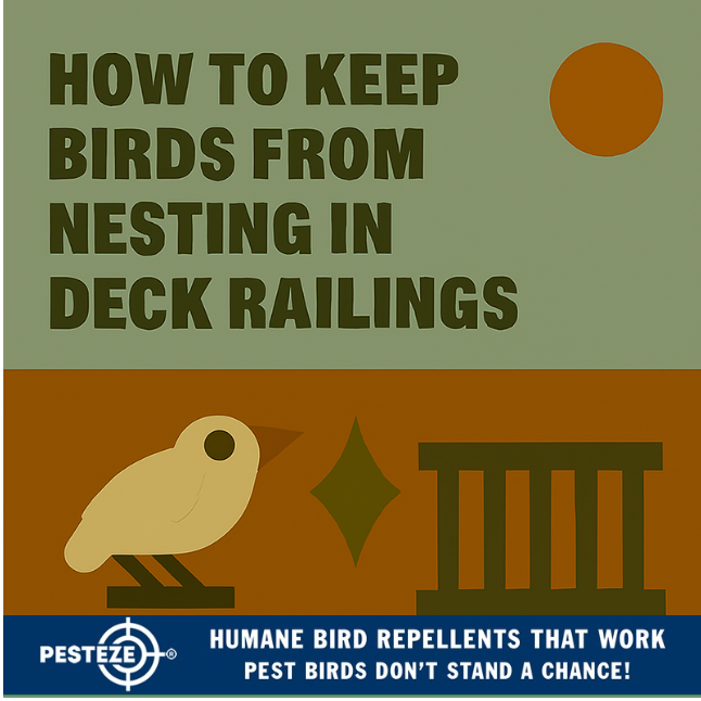 HOW TO KEEP BIRDS FROM NESTING IN DECK RAILINGS