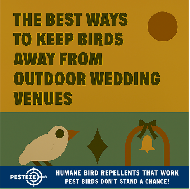 THE BEST WAYS TO KEEP BIRDS AWAY FROM OUTDOOR WEDDING VENUES