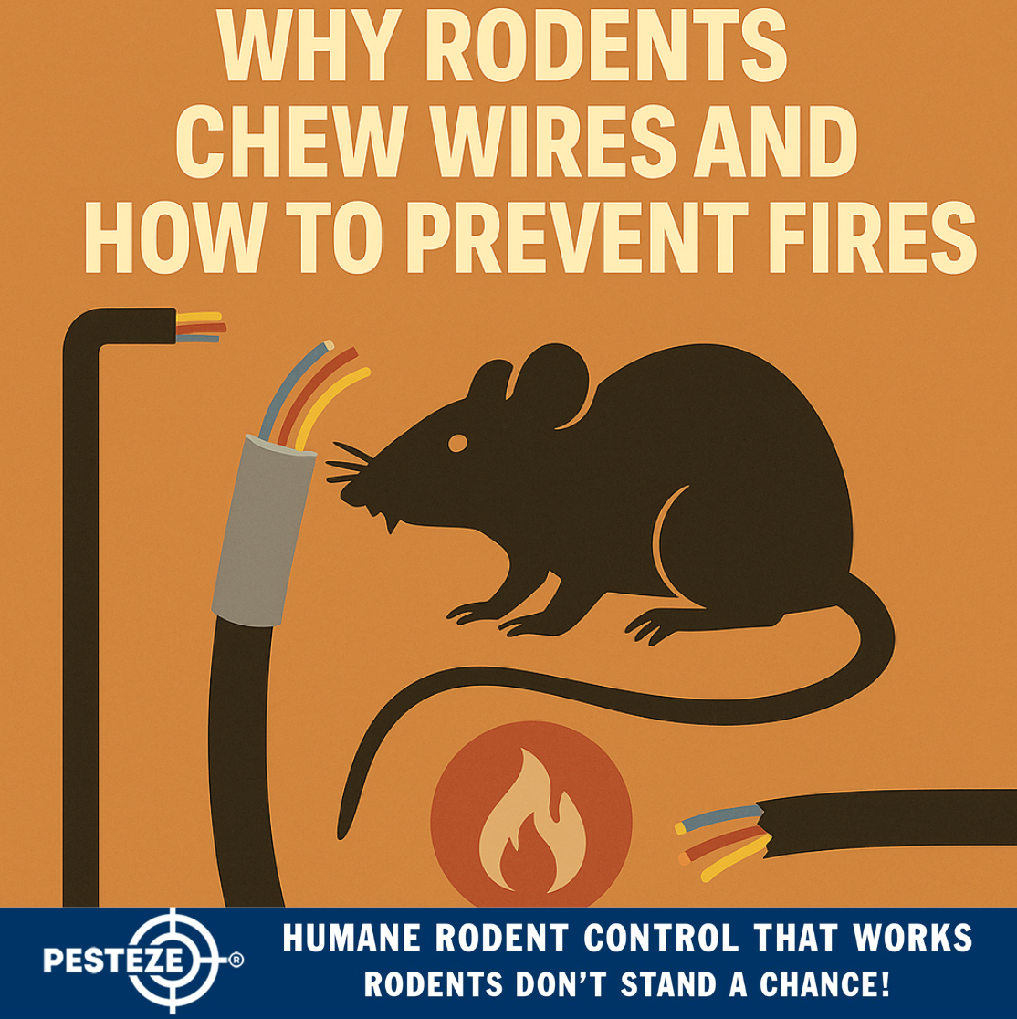 Rodent Electrical Fire WHY RODENTS CHEW WIRES AND HOW TO PREVENT FIRES - Pesteze