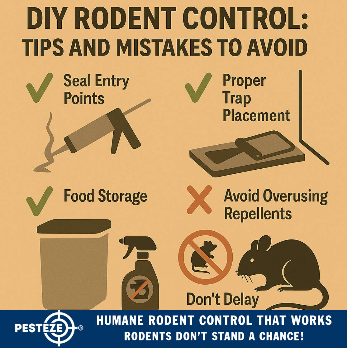 DIY RODENT CONTROL: TIPS AND MISTAKES TO AVOID