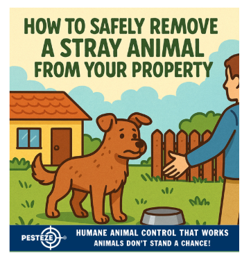 HOW TO SAFELY REMOVE A STRAY ANIMAL FROM YOUR PROPERTY