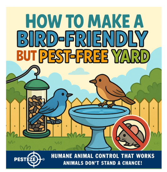 How to Make a Bird-Friendly but Pest-Free Yard