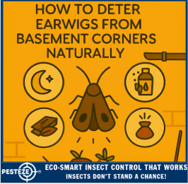HOW TO DETER EARWIGS FROM BASEMENT CORNERS NATURALLY