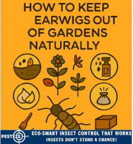 HOW TO KEEP EARWIGS OUT OF GARDENS NATURALLY