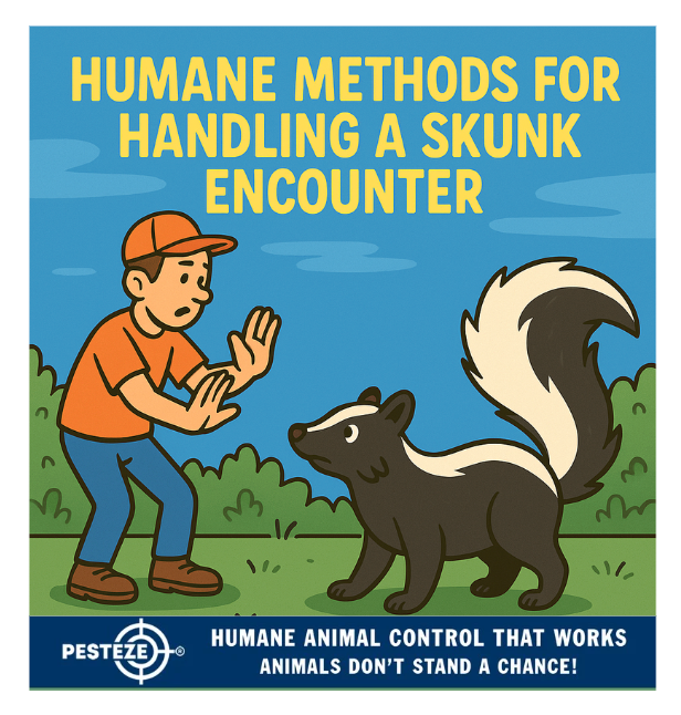 HUMANE METHODS FOR HANDLING A SKUNK ENCOUNTER