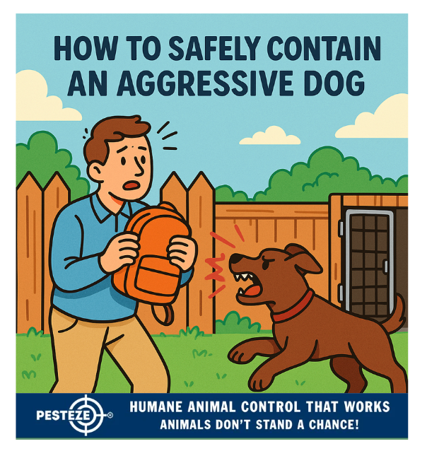 HOW TO SAFELY CONTAIN AN AGGRESSIVE DOG