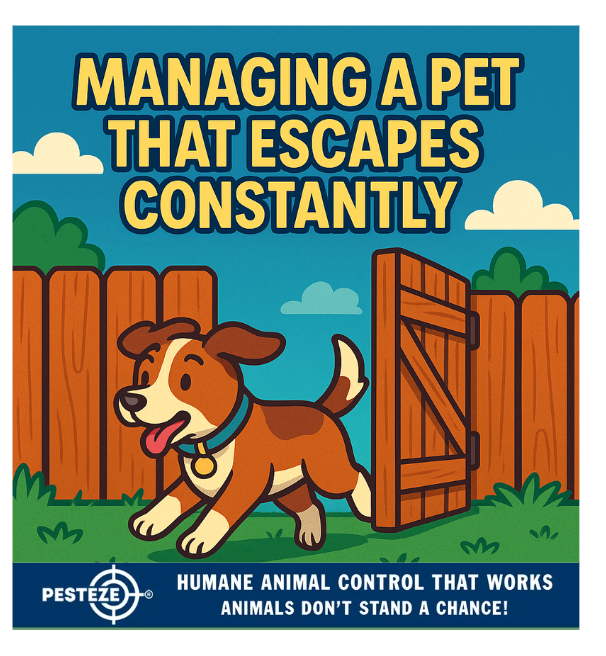 MANAGING A PET THAT ESCAPES CONSTANTLY