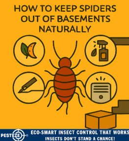 HOW TO KEEP SPIDERS OUT OF BASEMENTS NATURALLY