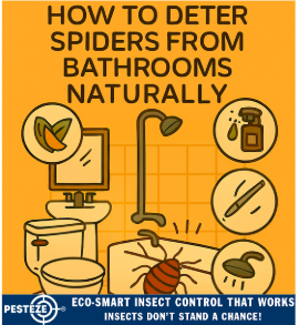 HOW TO DETER SPIDERS FROM BATHROOMS NATURALLY