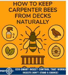 HOW TO KEEP CARPENTER BEES FROM DECKS NATURALLY
