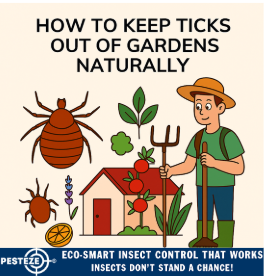 HOW TO KEEP TICKS OUT OF GARDENS NATURALLY