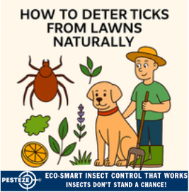 HOW TO DETER TICKS FROM LAWNS NATURALLY